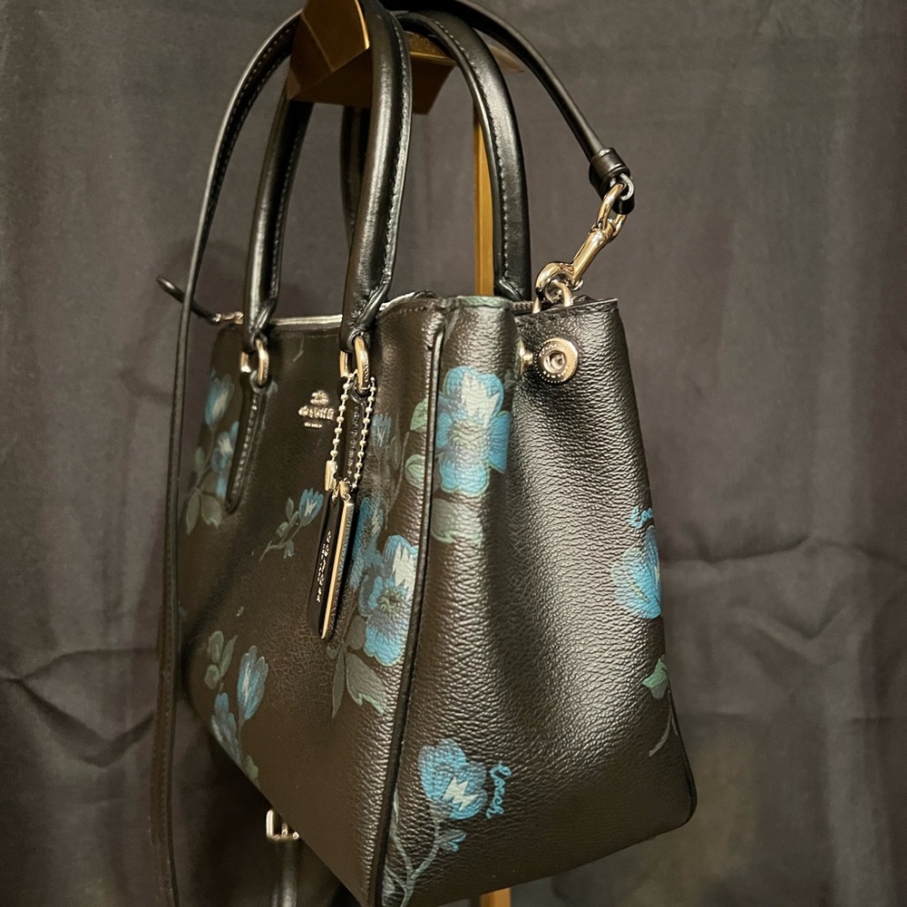 Coach Mini Surrey Carryall with a Victorian Floral Print NWOT - Picture 3 of 13
